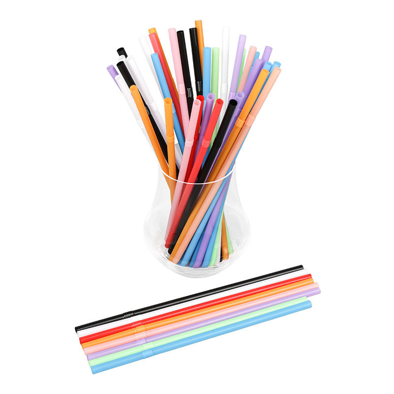 PP03-JIAYAN Flexible Straw Multicolor Optional Plastic Drinking Straw