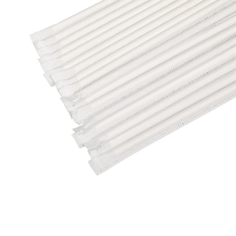 ZG07-JIAYAN Drinking Use Individually Paper Wrapped Flexible Paper Straw