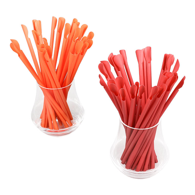 PLA04-JIAYAN Biodegradable Spoon Straight Straw PLA Drinking Straw