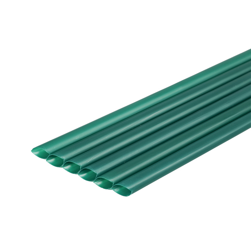 PP08-JIAYAN Dark Green Bubble Tea Plastic Sharp End Drinking Straw 