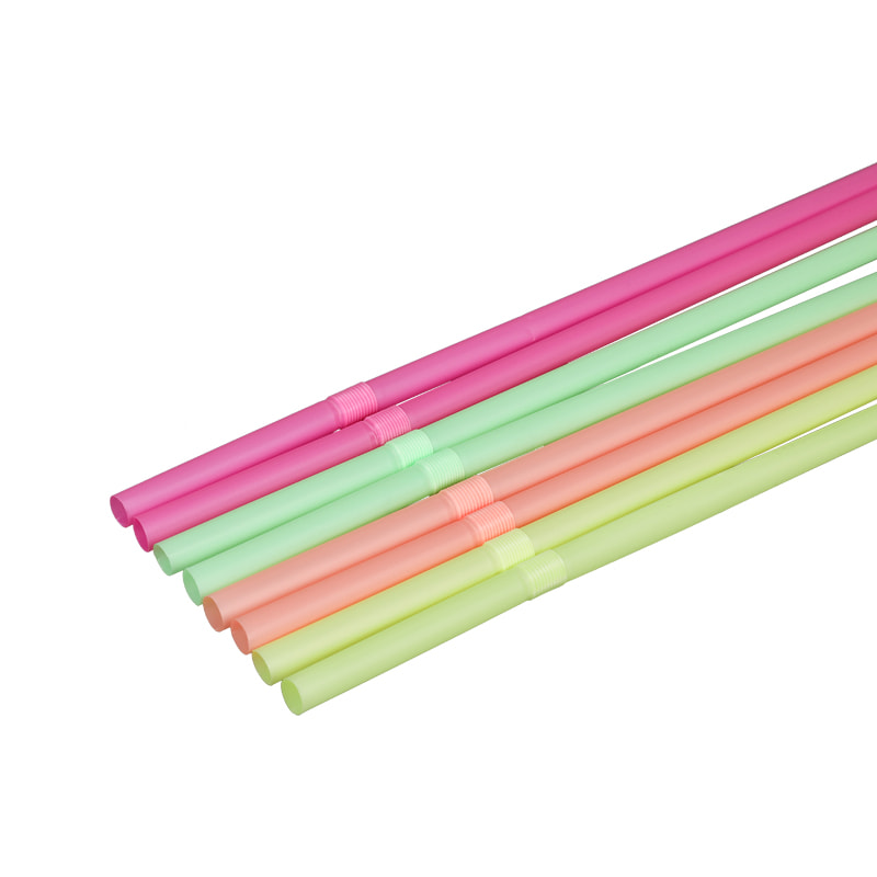 PLA01-JIAYAN Eco-Friendly Multi-color Optional Flexible PLA Drinking Straws