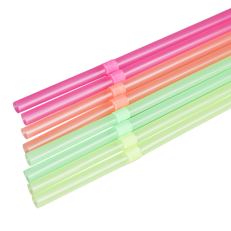 PP04-JIAYAN Individual Paper Wrapped Packing Plastic Flexible Drinking Straw 