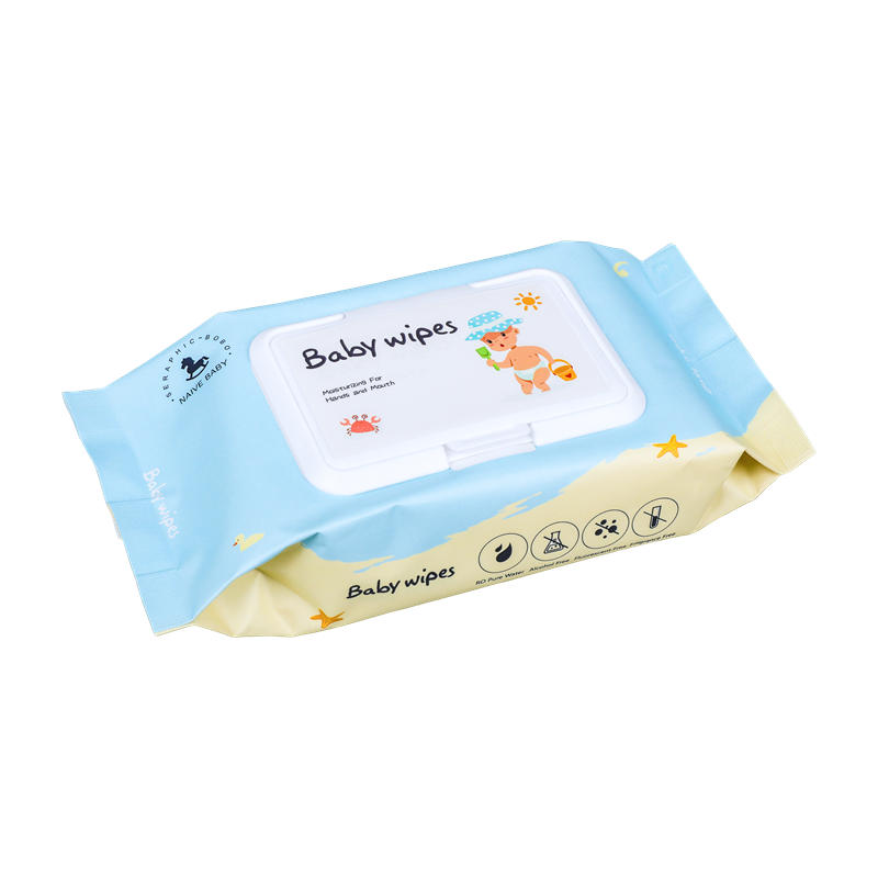 SJ02-Naive Baby Fun Beach 50 PCS Cleansing and Moisturizing Baby Wet Wipes