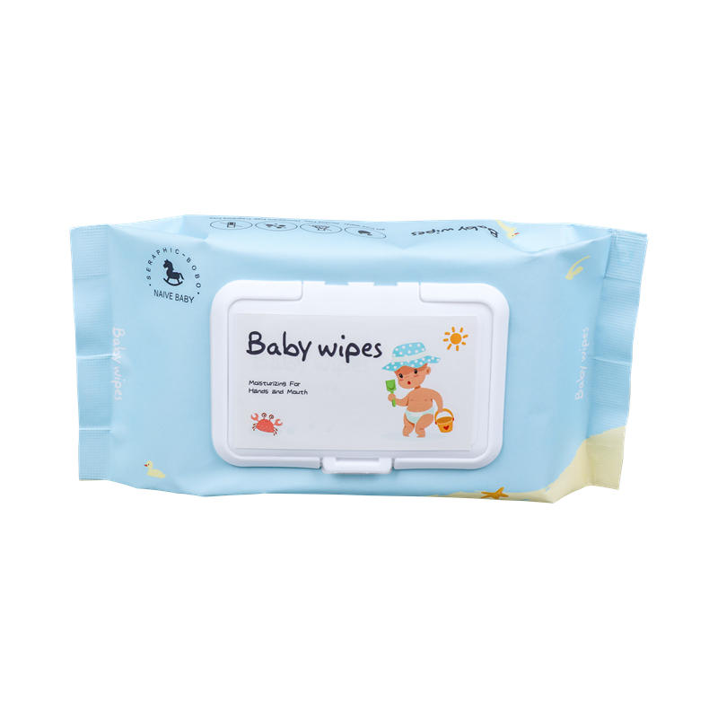 SJ02-Naive Baby Fun Beach 50 PCS Cleansing and Moisturizing Baby Wet Wipes