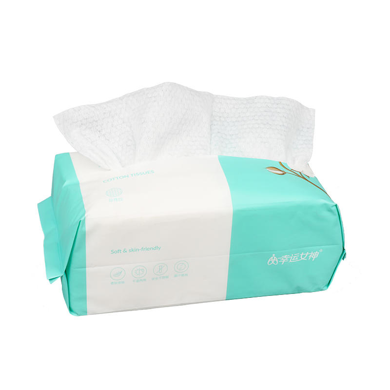 GJ02-LADY LUCK Eco-friendly 100 PCS Cotton Disposable Face Towels