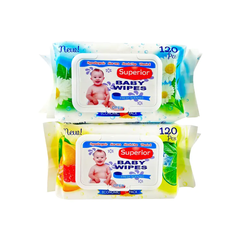 JYWM005-Custom 120 PCS Baby Wipes