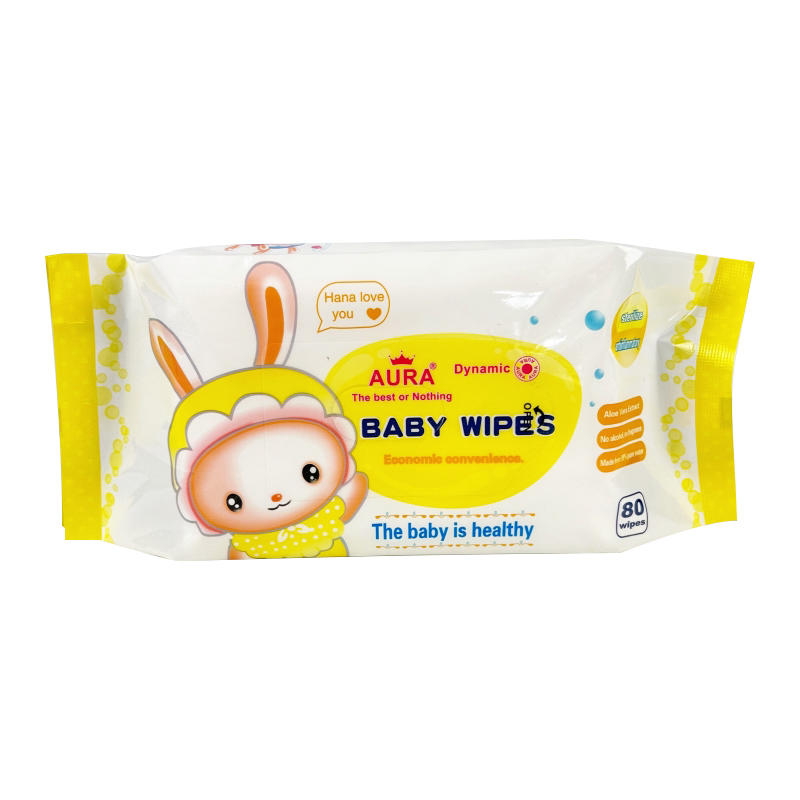 JYWM011-Cartoon Bunny Rabbit 80PCS Baby Wipes